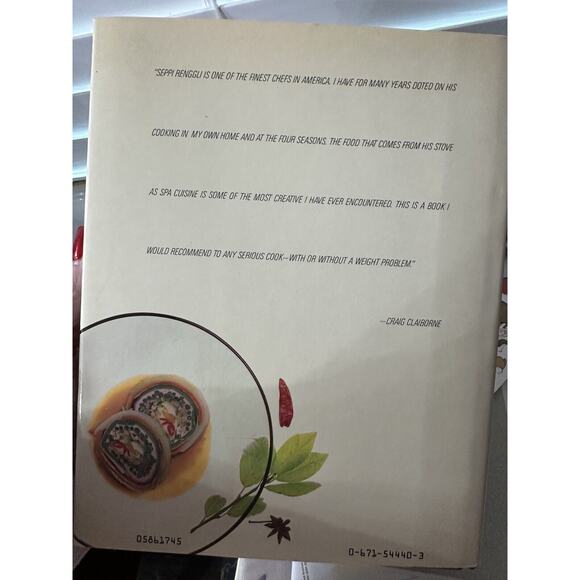 The Four Seasons Spa Cuisine Seppi Renggli HC/DJ/1986 Healthy Recipes EUC - Picture 8 of 8
